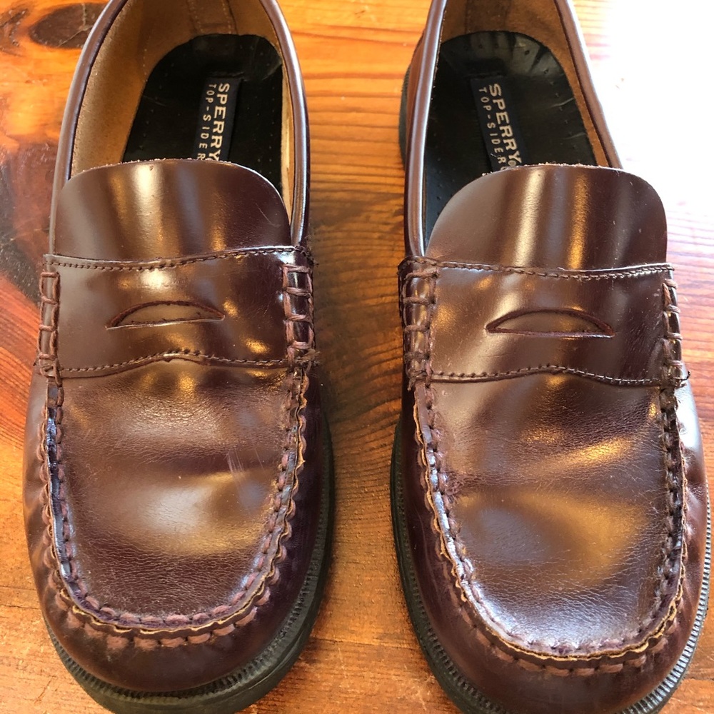 Sperry Penny Loafers. Boys size 4